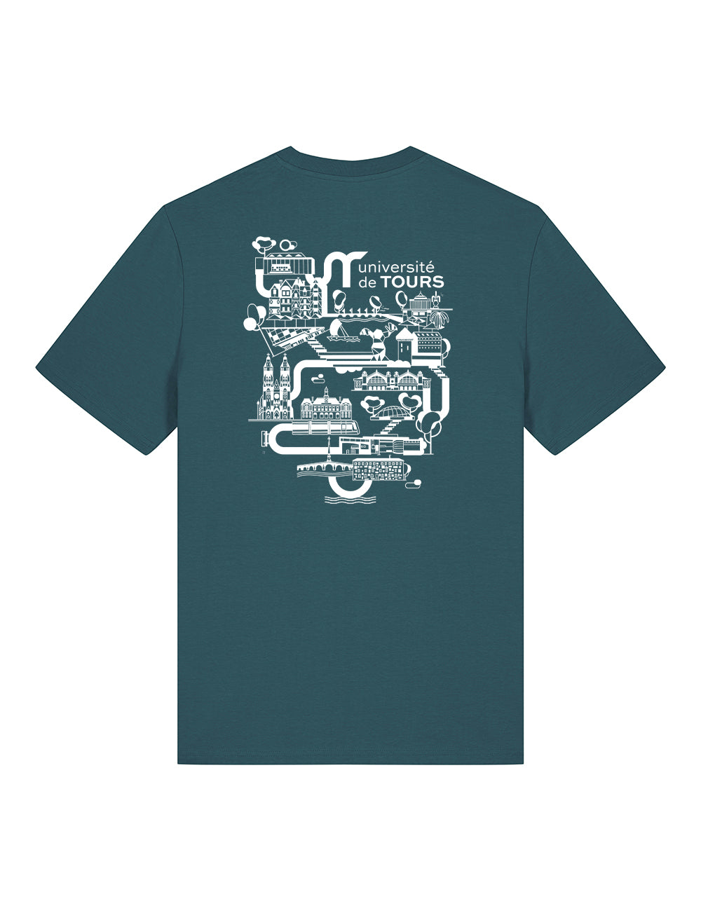 T-Shirt unisexe - Logo UT & université dans la ville