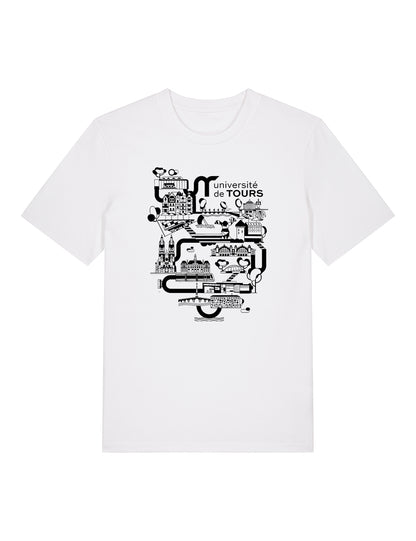 T-Shirt unisexe - Logo université dans la ville