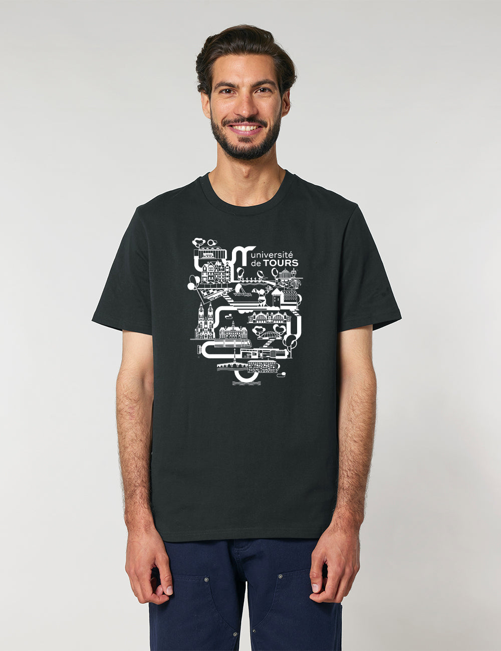 T-Shirt unisexe - Logo université dans la ville