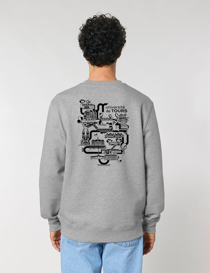 Sweat-shirt unisexe - Logo UT & université dans la ville