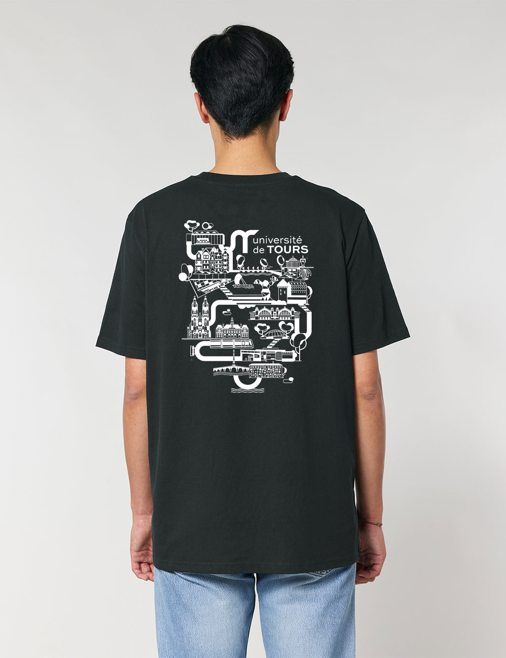 T-Shirt unisexe - Logo UT & université dans la ville