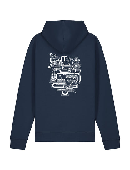 Sweat à capuche unisexe - Logo UT & université dans la ville