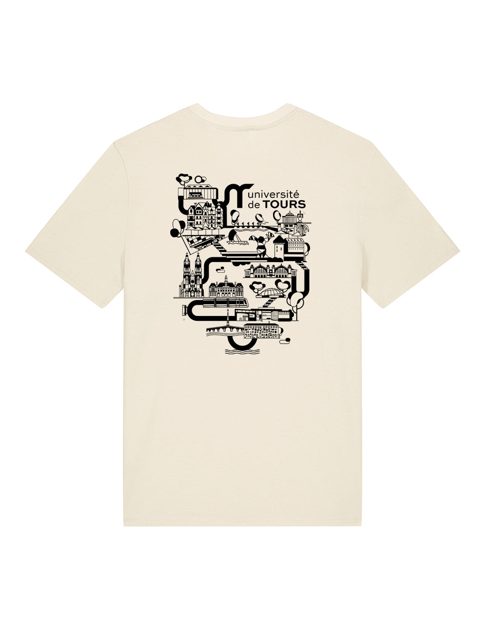 T-Shirt unisexe - Logo UT & université dans la ville