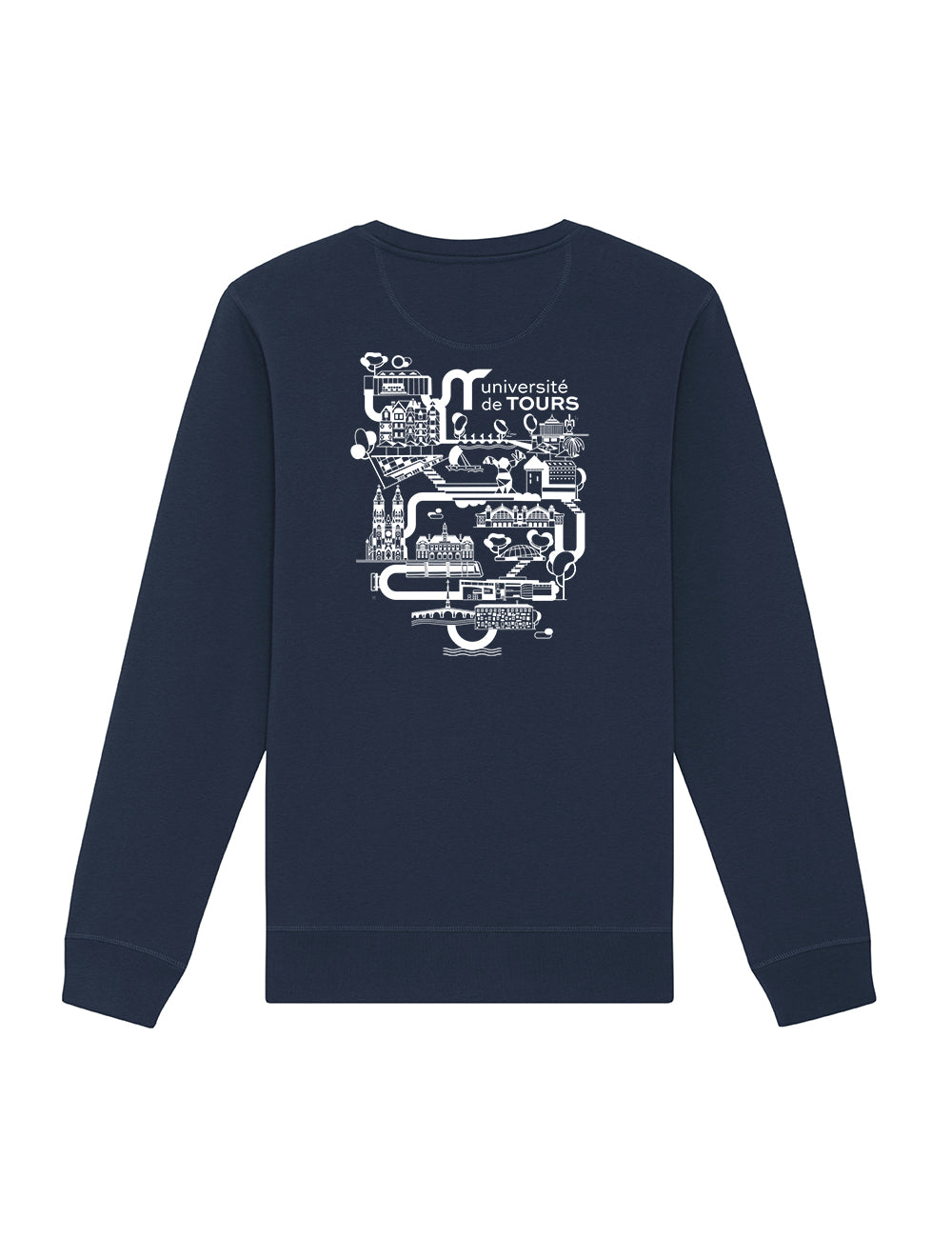 Sweat-shirt unisexe - Logo UT & université dans la ville