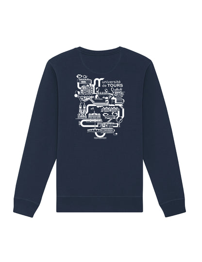 Sweat-shirt unisexe - Logo UT & université dans la ville