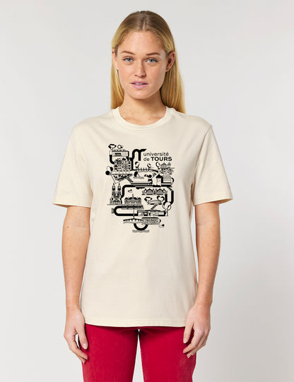 T-Shirt unisexe - Logo université dans la ville