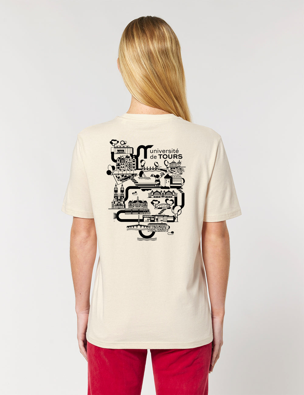 T-Shirt unisexe - Logo UT & université dans la ville
