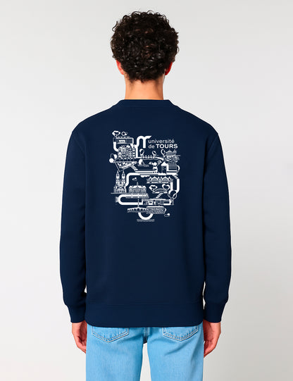 Sweat-shirt unisexe - Logo UT & université dans la ville