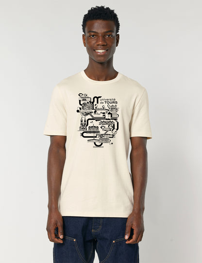 T-Shirt unisexe - Logo université dans la ville