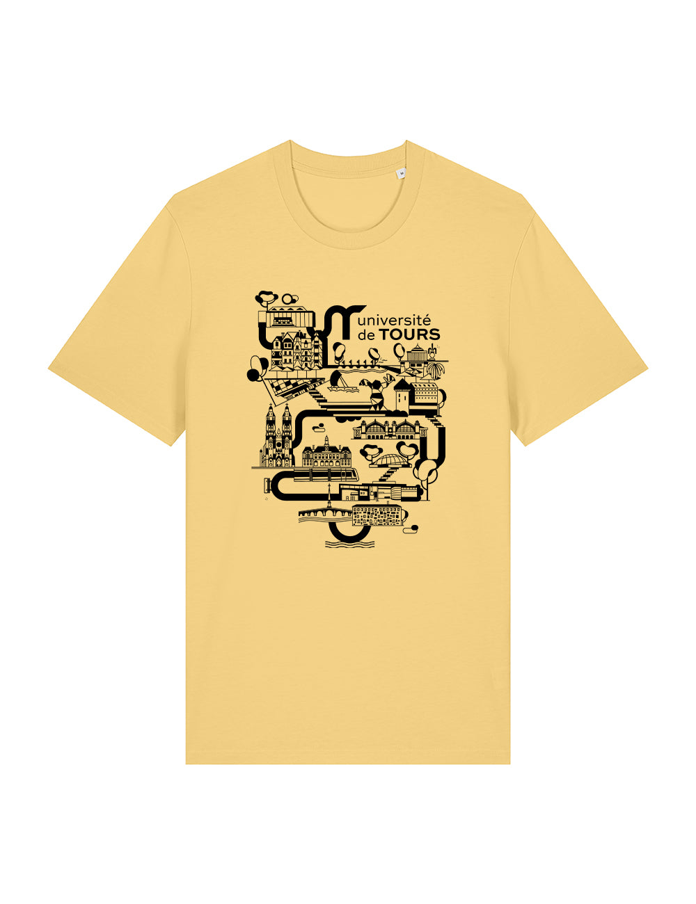 T-Shirt unisexe - Logo université dans la ville