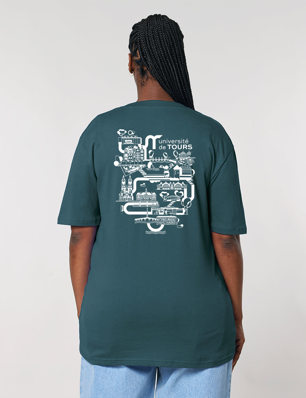 T-Shirt unisexe - Logo UT & université dans la ville