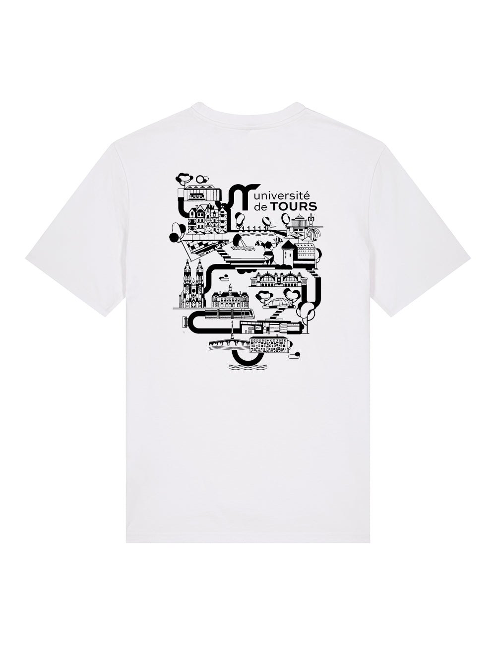 T-Shirt unisexe - Logo UT & université dans la ville
