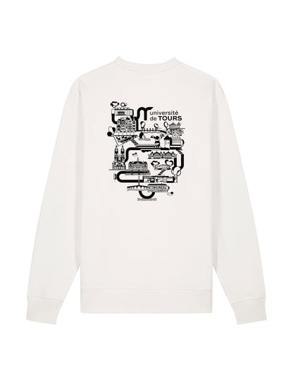 Sweat-shirt unisexe - Logo UT & université dans la ville
