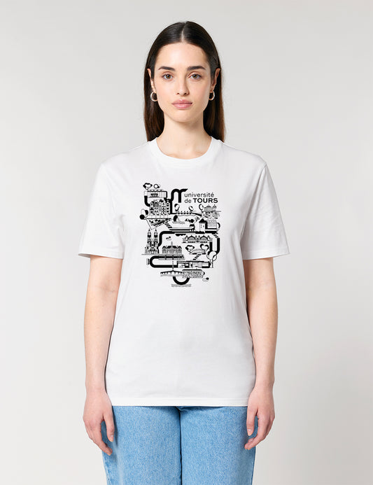 T-Shirt unisexe - Logo université dans la ville