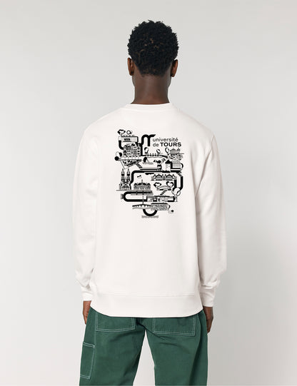 Sweat-shirt unisexe - Logo UT & université dans la ville