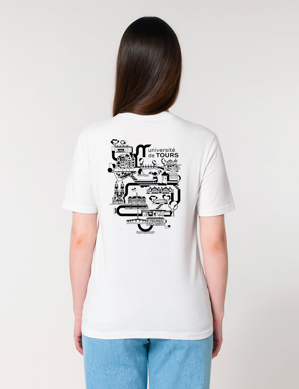 T-Shirt unisexe - Logo UT & université dans la ville