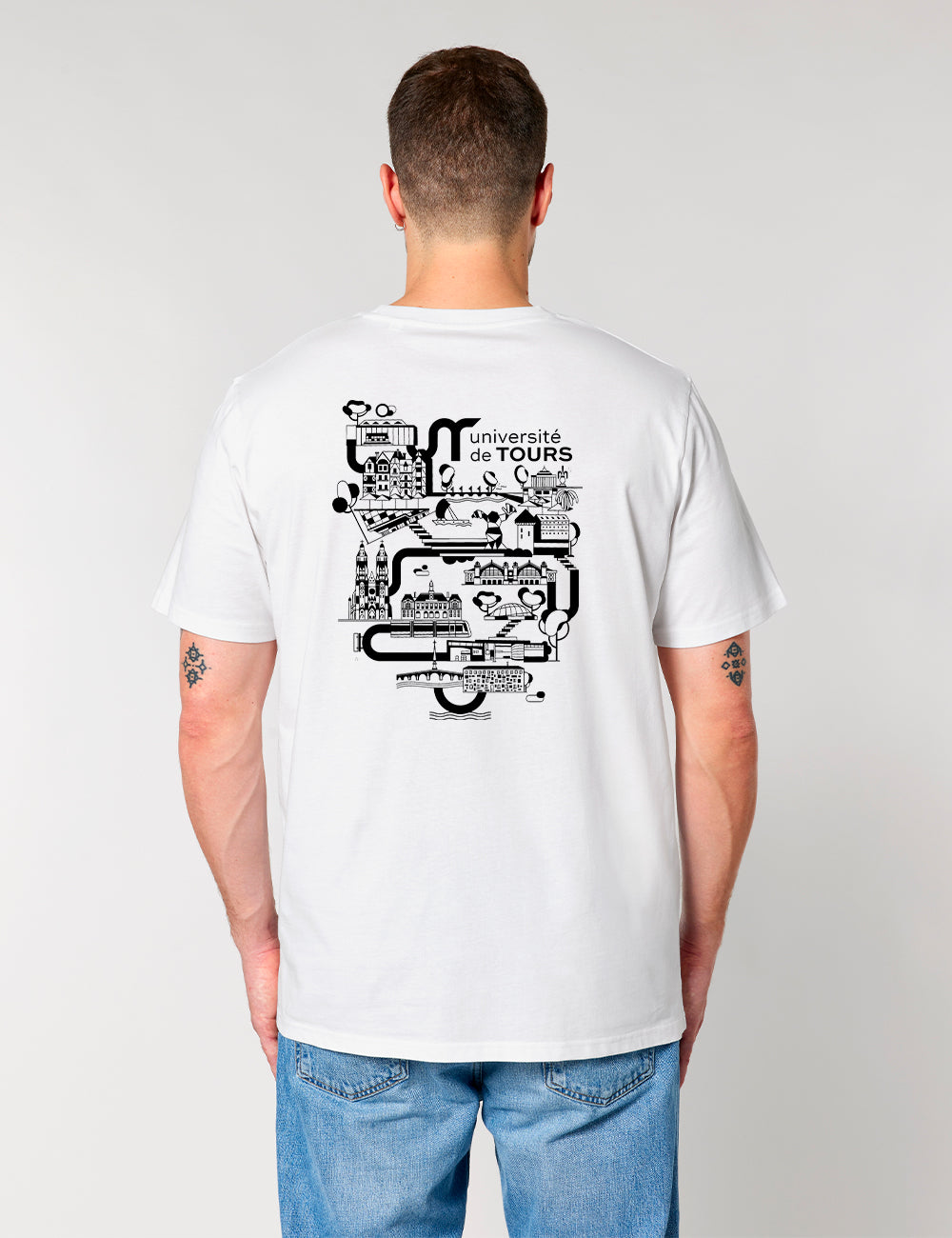 T-Shirt unisexe - Logo UT & université dans la ville