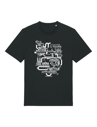 T-Shirt unisexe - Logo université dans la ville