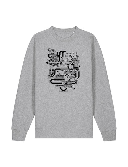Sweat-shirt unisexe - Logo université dans la ville