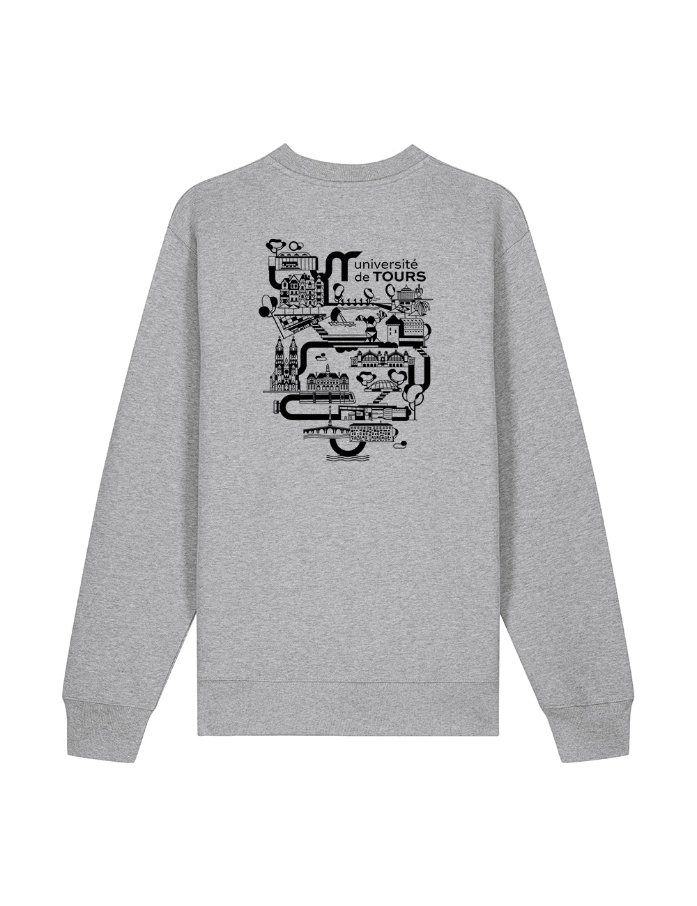 Sweat-shirt unisexe - Logo UT & université dans la ville