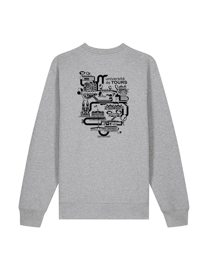 Sweat-shirt unisexe - Logo UT & université dans la ville